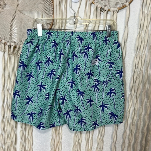 Men's Boardies Palm Tree Print Swim Trunks - Picture 10 of 10